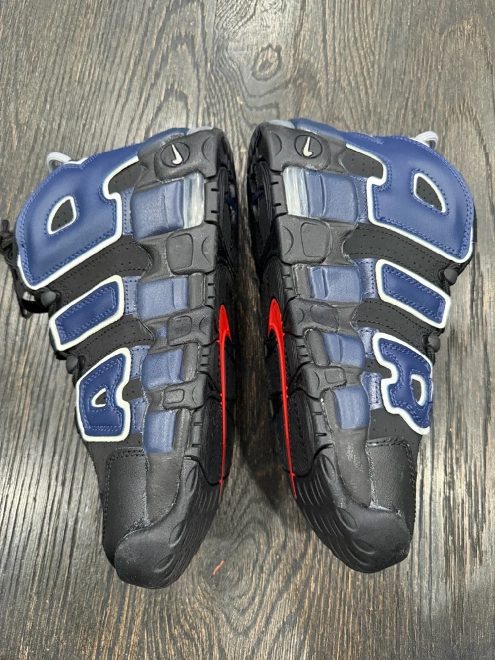 Nike Air Max Uptempo Alternate Split Red Black Navy size 7Y